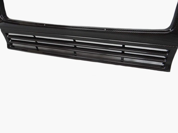Carbon Fiber Front AMG Grill Frame Grille Trim for Mercedes-Benz G-Wagon W463